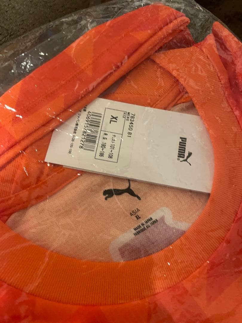 清水エスパルス PUMA ユニフォーム XL オレンジ　新品未使用
