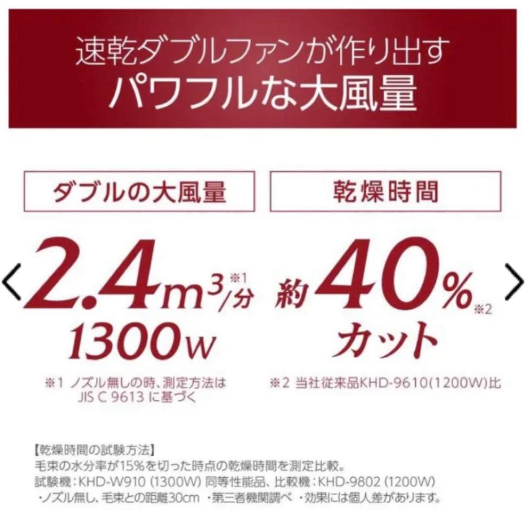 Monster ドライヤー　レッド