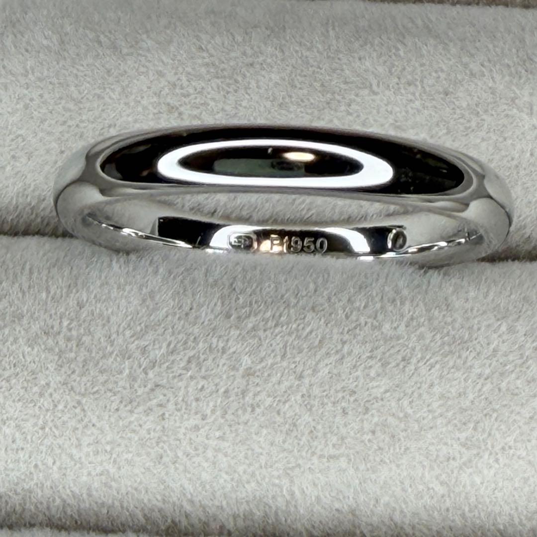 ハリーウィンストン　ダイヤモンド　プラチナ　リング　17.5号