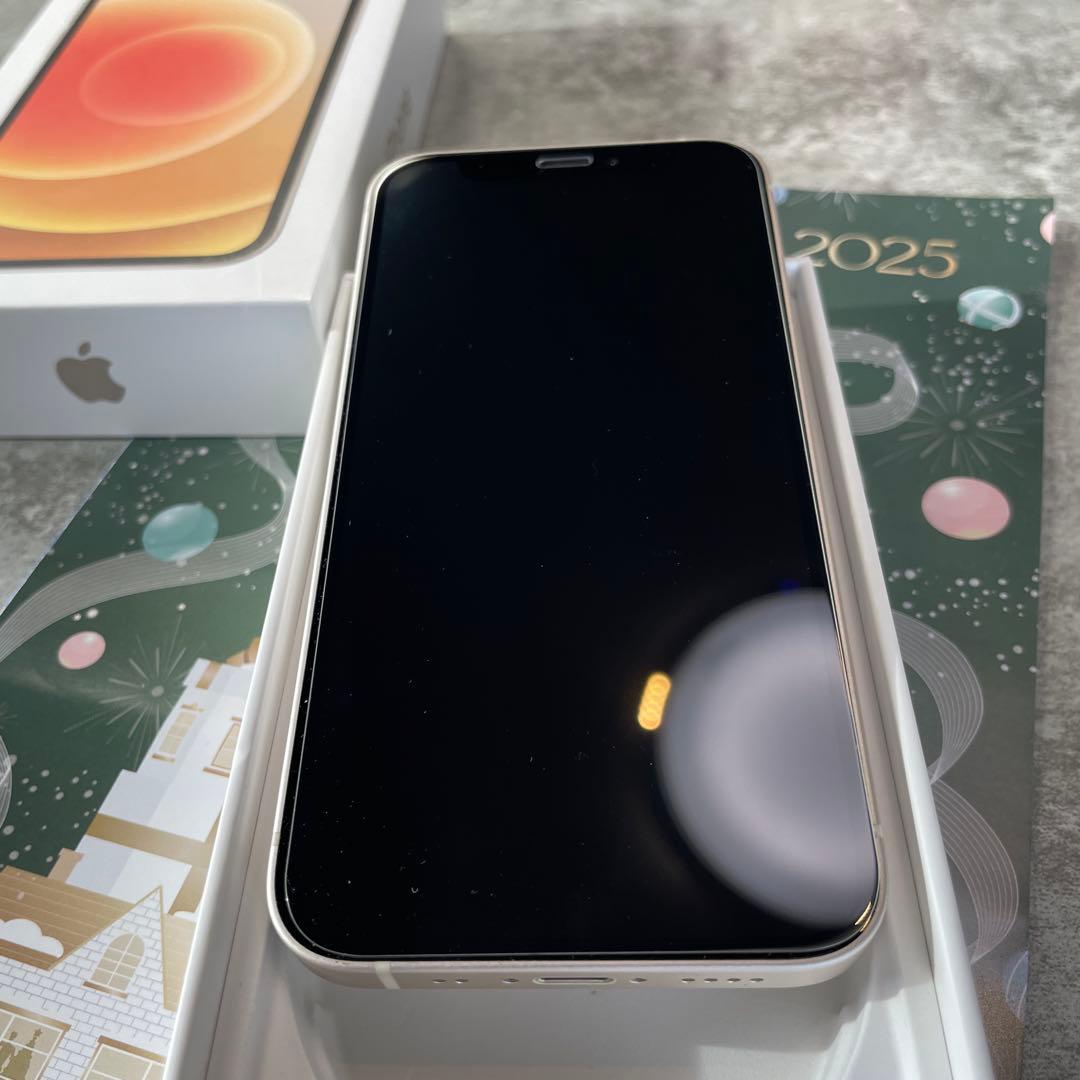 iPhone12mini 256GB 本体国内版ホワイトバッテリー100%新品②