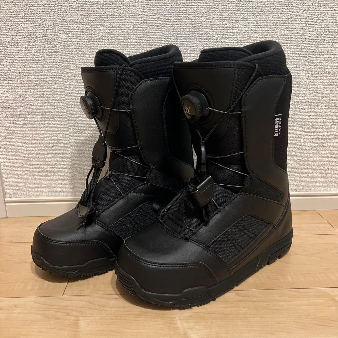 ブラック スノーボードブーツ BOAシステム