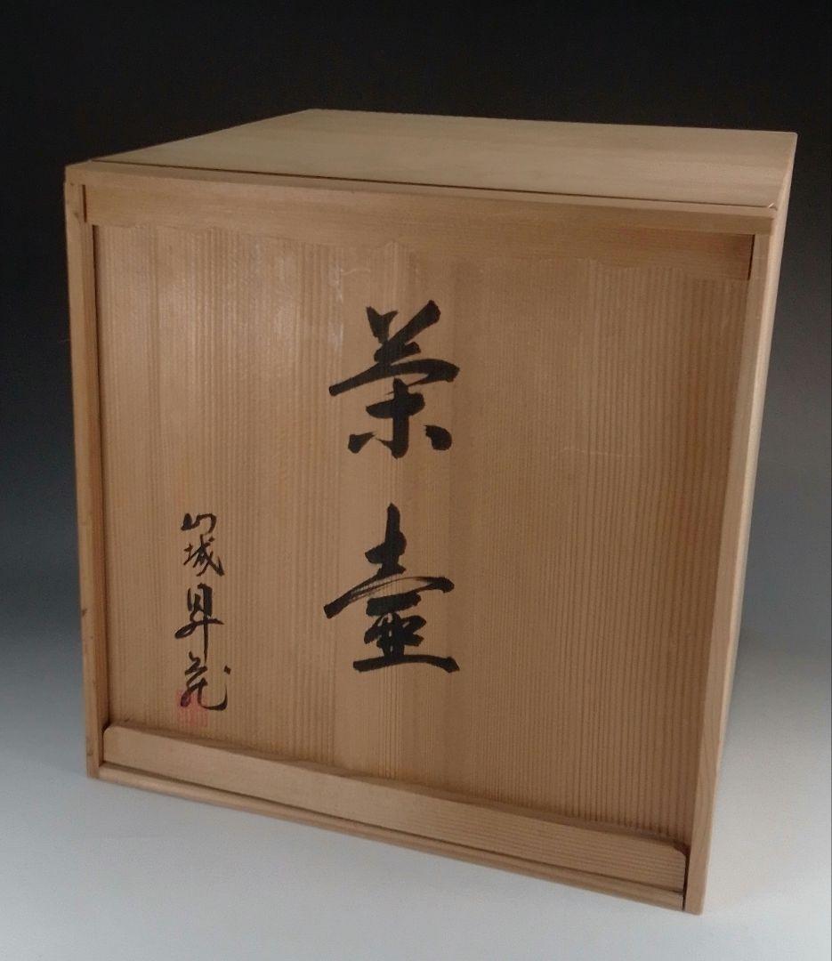山城昇苑　茶壷　茶壺　共箱