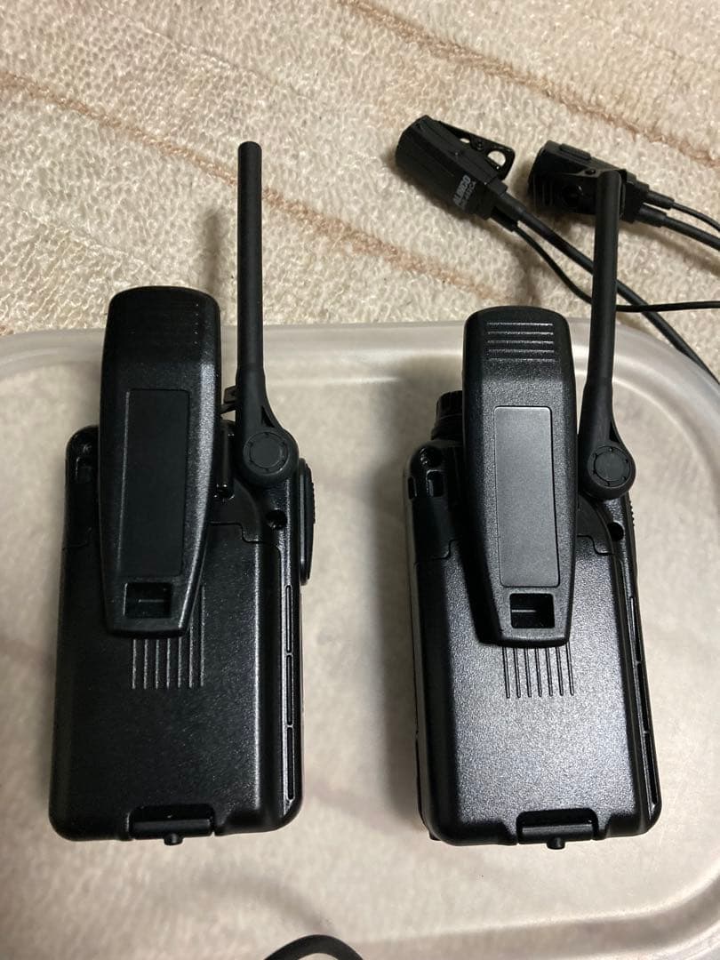 ALINCO PB20 トランシーバー 赤と黄色 2台　インカム