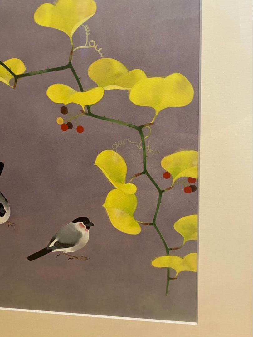 山口華楊 山帰来 額縁 インテリア