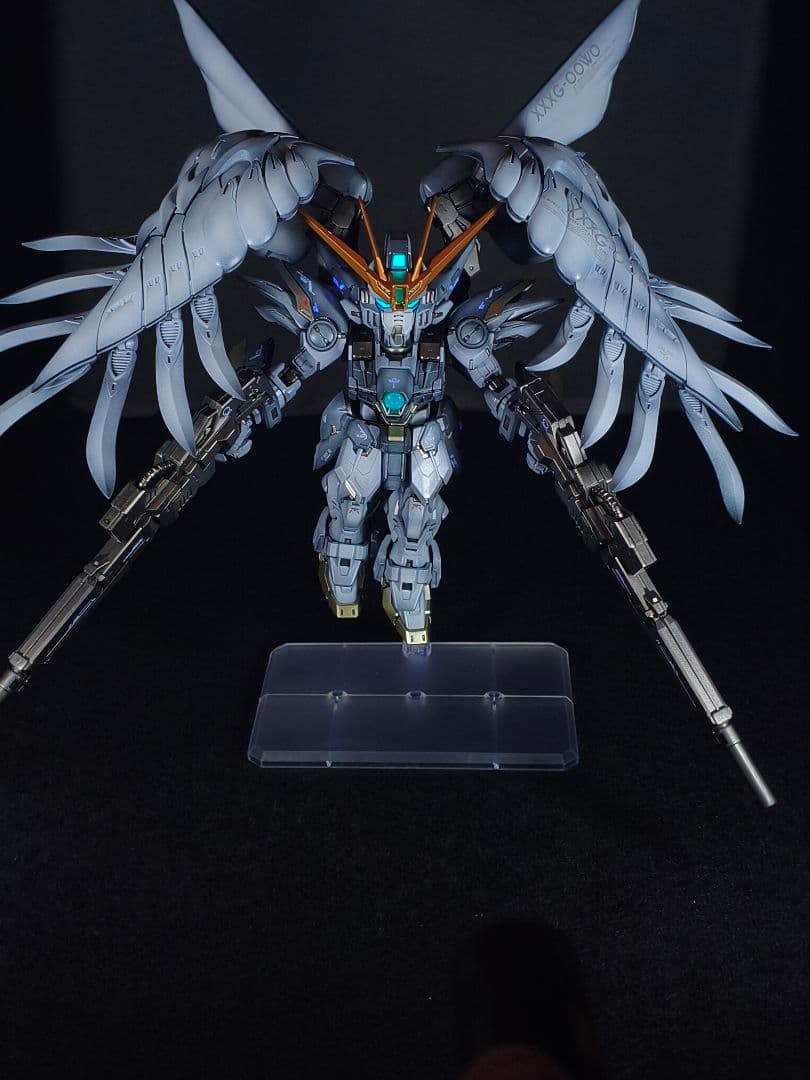 MGSD ウイングガンダムゼロ EW スノーホワイトプレリュード 全塗装完成品
