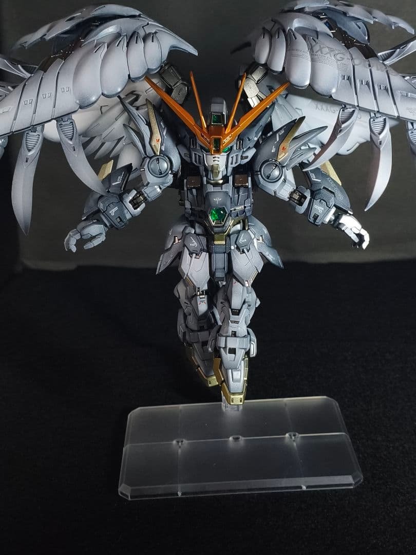 MGSD ウイングガンダムゼロ EW スノーホワイトプレリュード 全塗装完成品