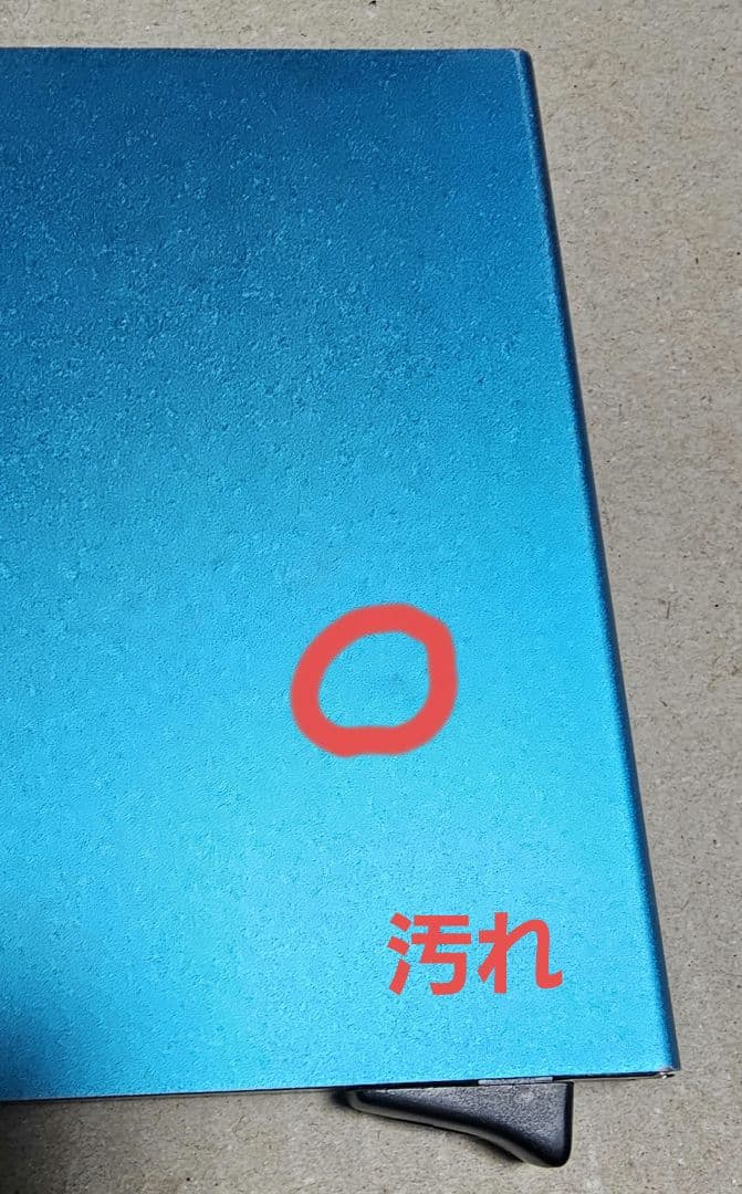 VOLAN スライド式カード入れホルダー ブルー