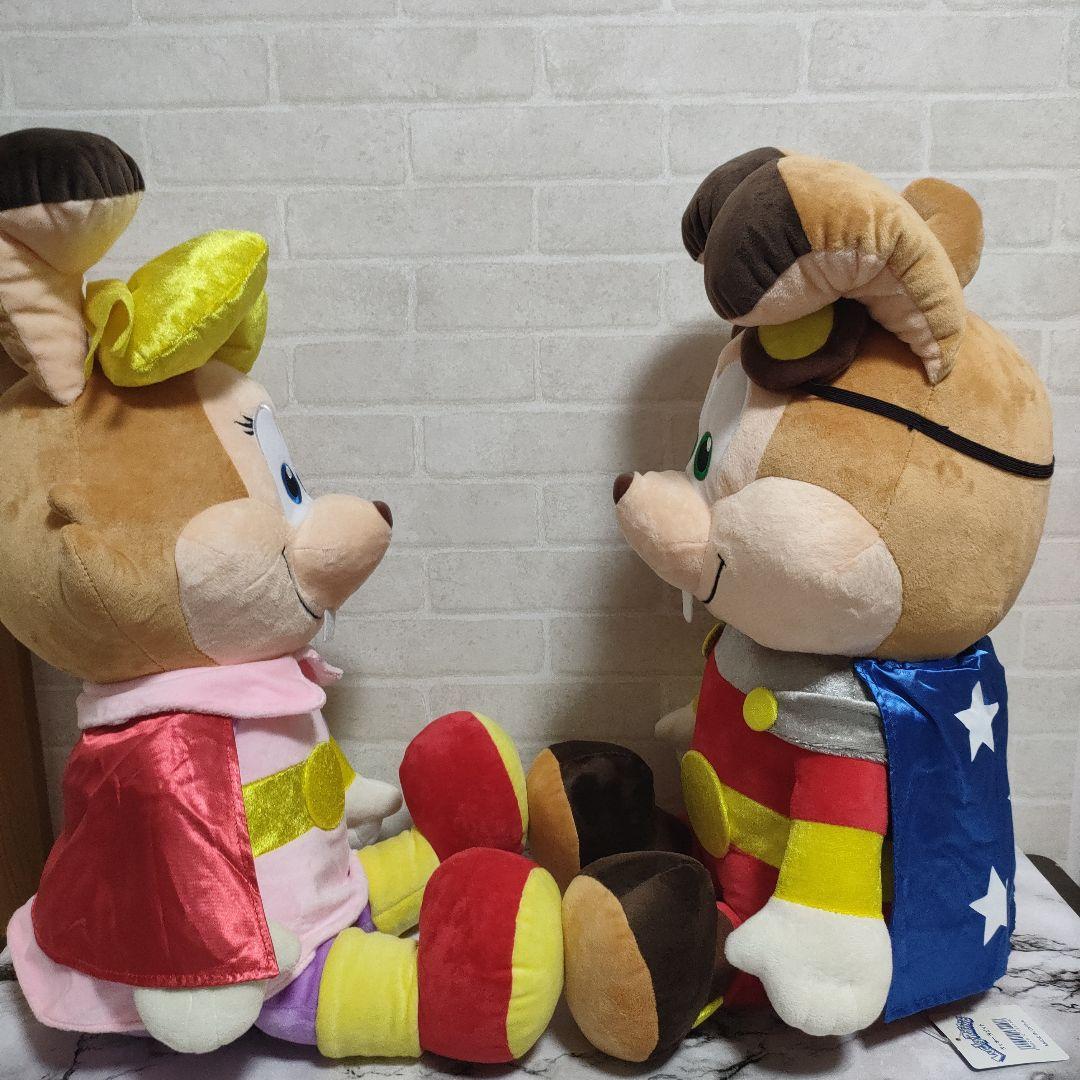 【入手困難】特大サイズ スペースワールド ラッキー＆ヴィッキーぬいぐるみ タグ付