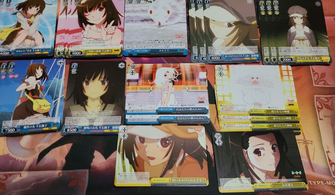 キャラ単　千石撫子　デッキ　化物語　物語シリーズ　ヴァイスシュヴァルツ