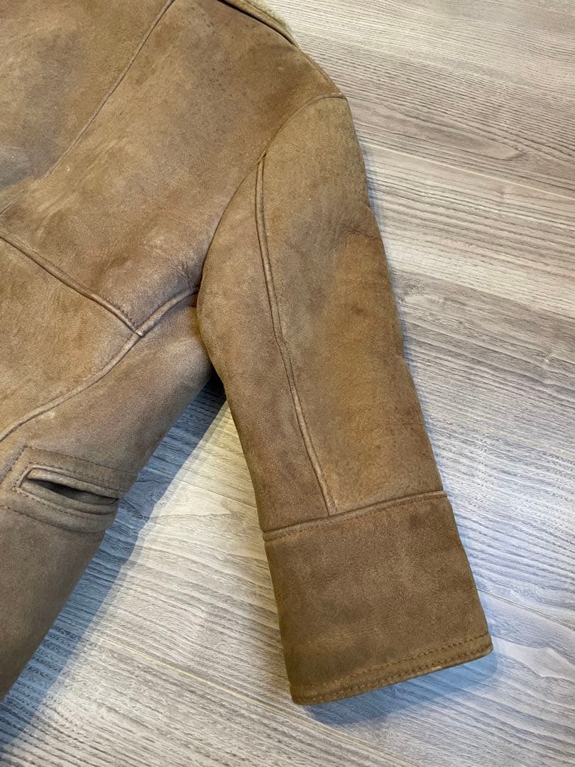 シープスキン　ランチコート　英国製