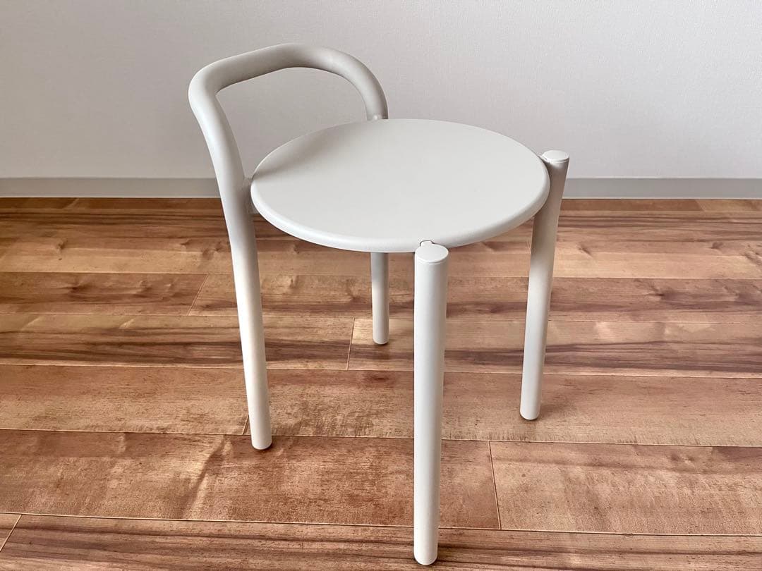 無印良品　屋内外で使えるアルミスツール