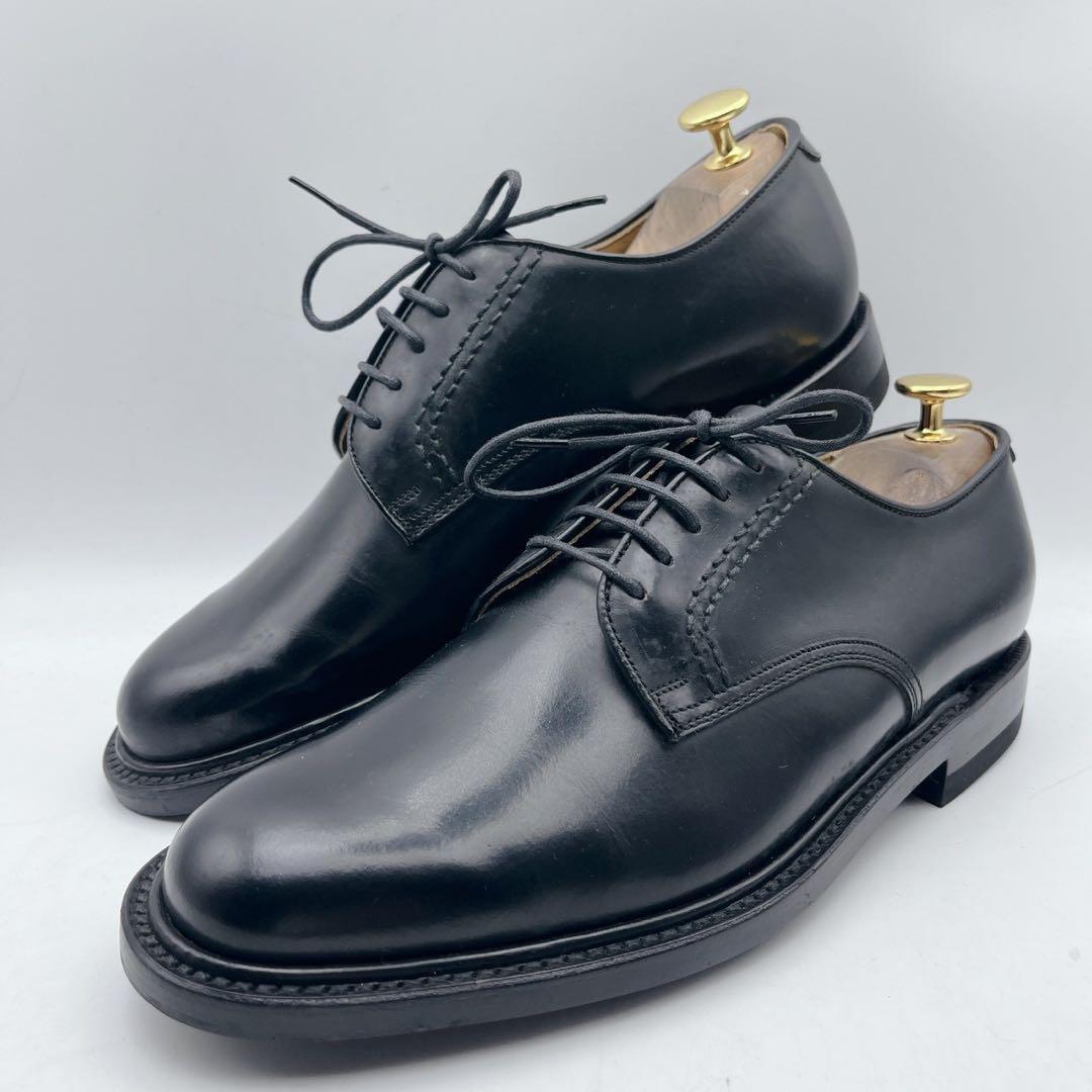 極美品✨リーガル 2504 プレーントゥ 外羽根 ドレスシューズ 黒 24.5