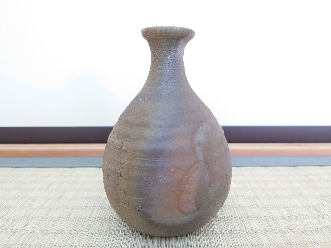 人間国宝 山本陶秀 備前 徳利 共箱