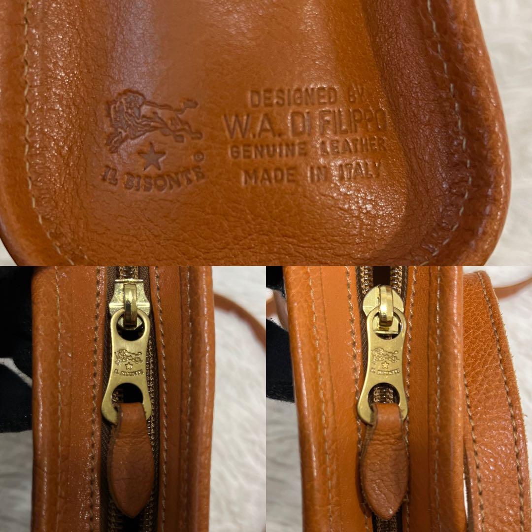 美品 イルビゾンテ ショルダーバッグ キャメル