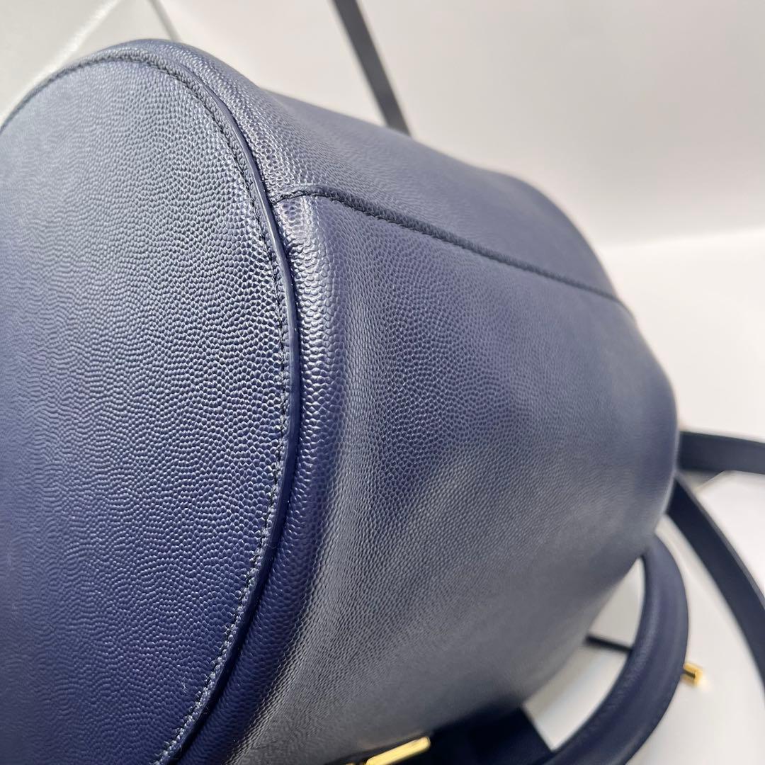 フルラ ショルダーバッグ 2way コロナ 巾着 ポーチ付　バケット レザー