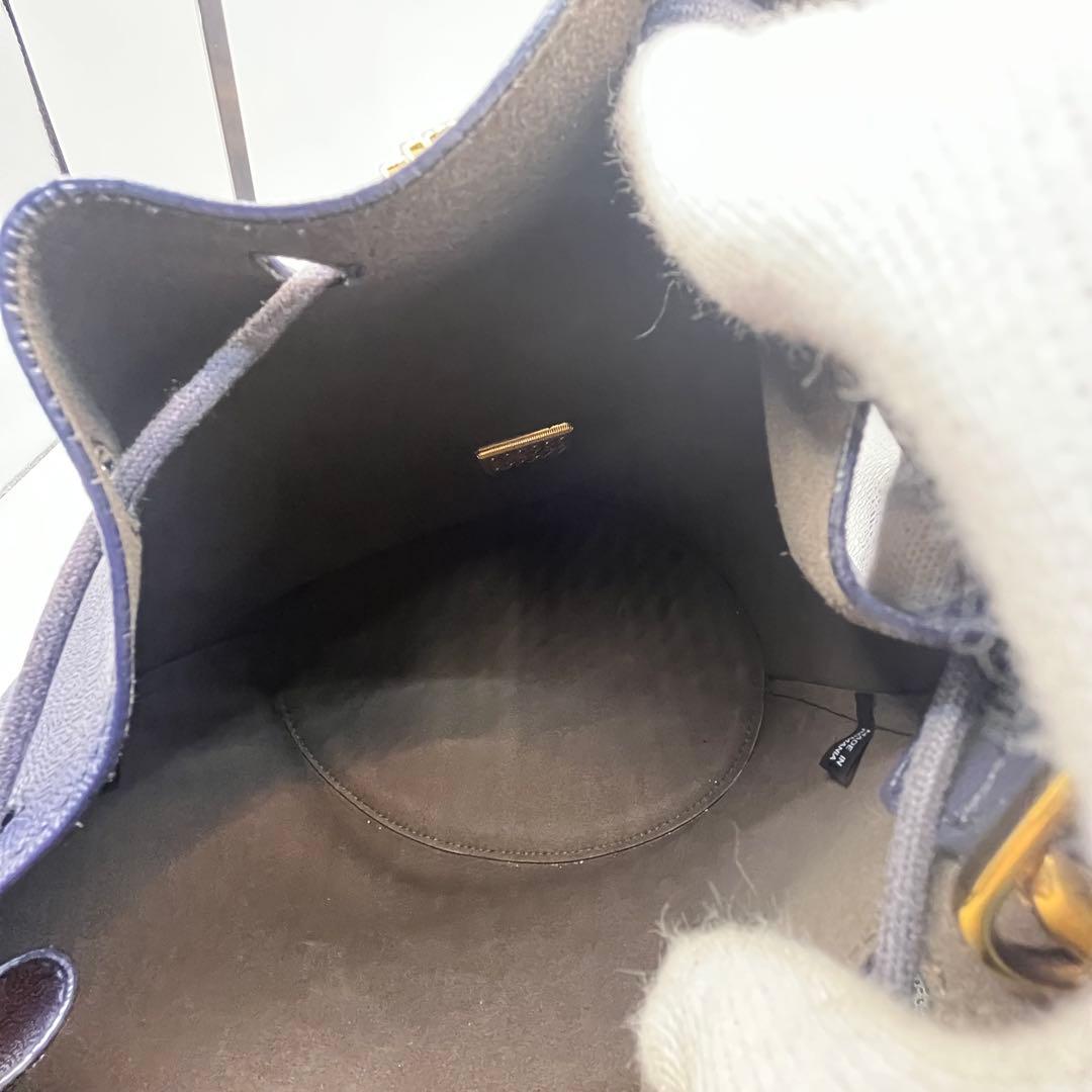 フルラ ショルダーバッグ 2way コロナ 巾着 ポーチ付　バケット レザー