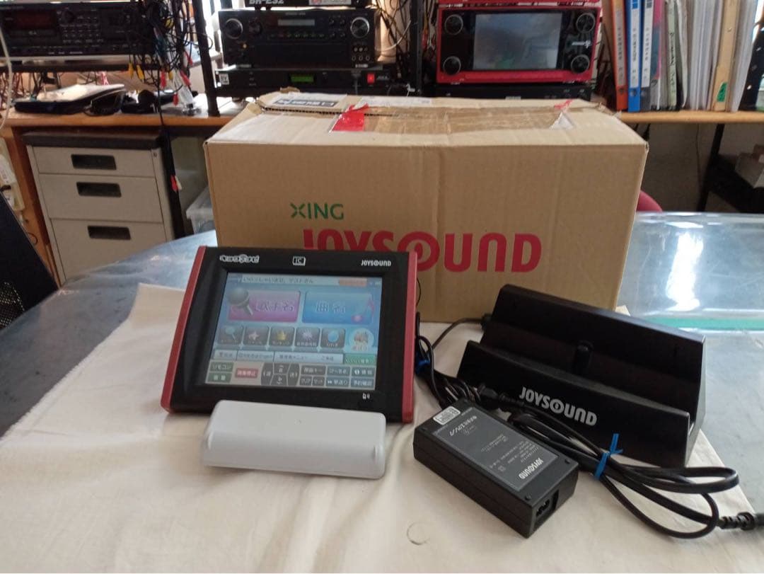 ジョイサウンドキョクナビ　JR-３００BKセット充電器一式 カラオケリモコン