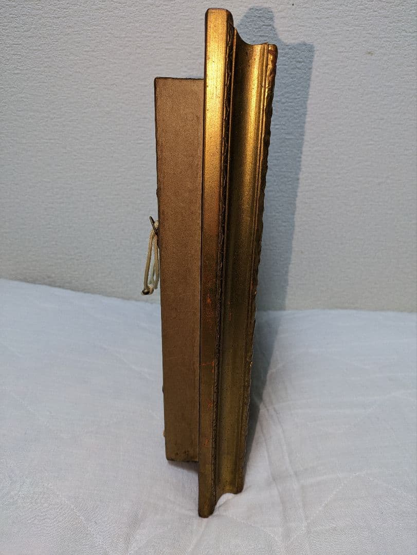 増井　英　. 風景画 青と緑のトーン　　春陽会理事　油絵　画廊箱書名