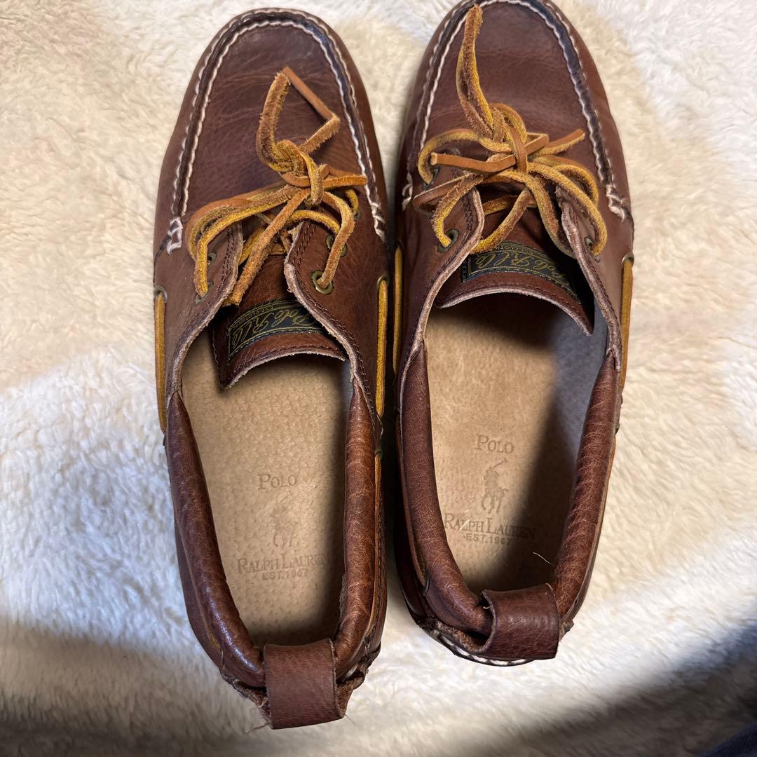 Polo Ralph Lauren ブラウン デッキシューズ