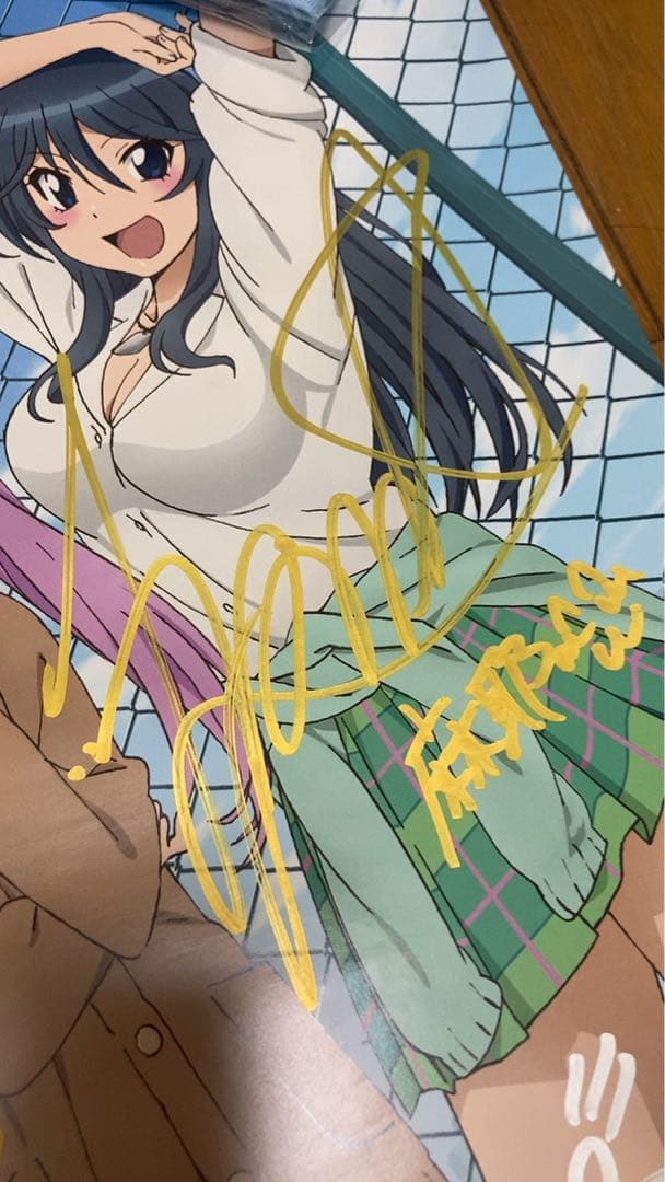 ☆当選のご案内つき☆ さばげぶっ！　声優5名　サイン入りポスター