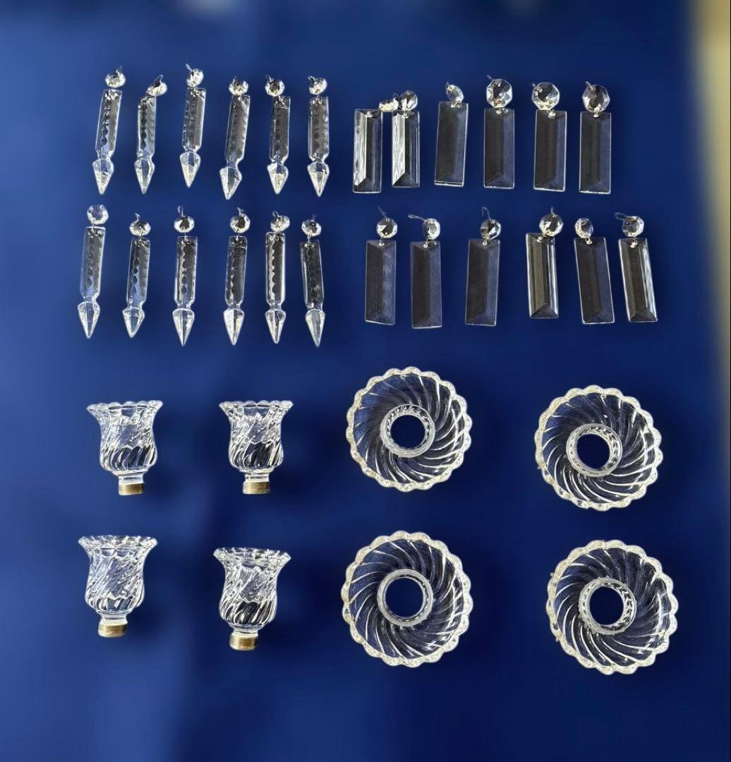 Baccaratバカラ　アンティーク キャンドルスタンド4灯