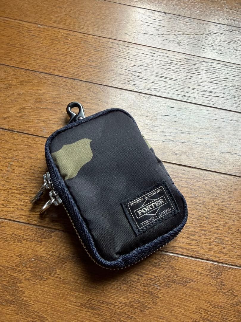 極美品 PORTER カモフラージュ キーケース