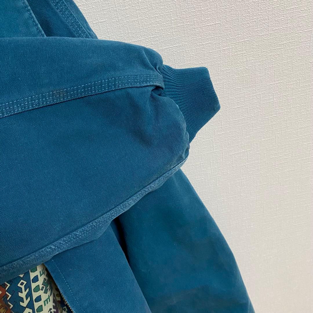 激レアサウスウエスト　カーハート　サンタフェジャケット ティールブルー USA製