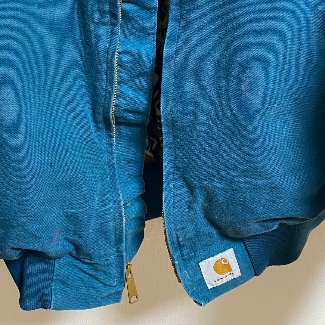 激レアサウスウエスト　カーハート　サンタフェジャケット ティールブルー USA製