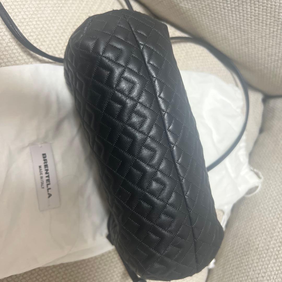 【美品】BRENTELLA Goffratura S 2way ショルダーバッグ