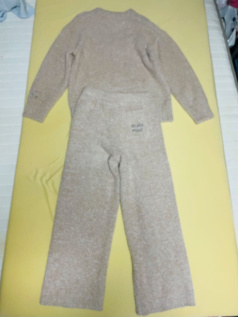 PIQUE ベージュ クマルームウェアセット