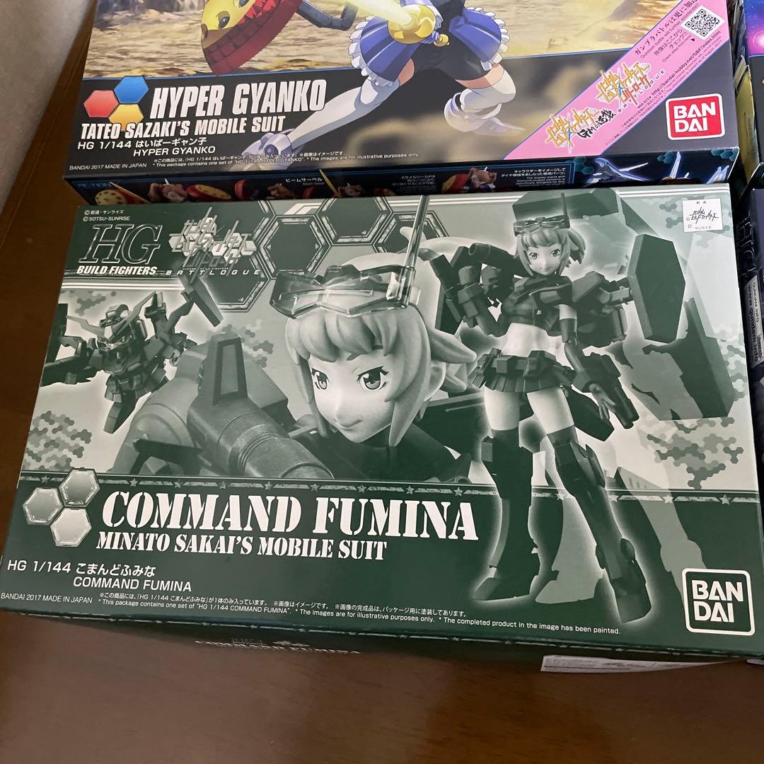 ガンダムビルドファイターズ　ふみな・ギャン子　HGガンプラまとめ売り　激レア美品