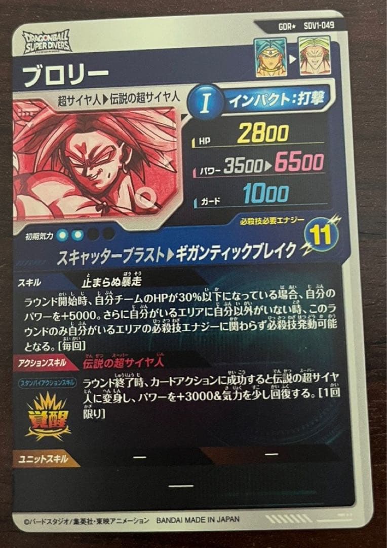 【特価】【匿名配送】ドラゴンボールスーパーダイバーズ ブロリー パラレル