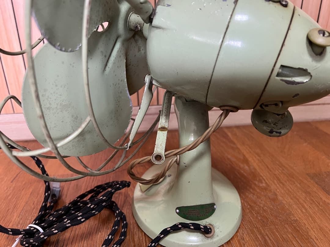 卓上レトロ扇風機　　日立 M-6032　通電確認済み