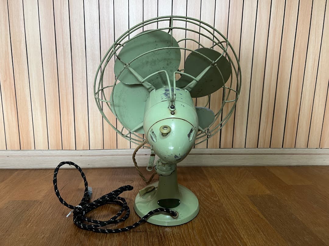卓上レトロ扇風機　　日立 M-6032　通電確認済み
