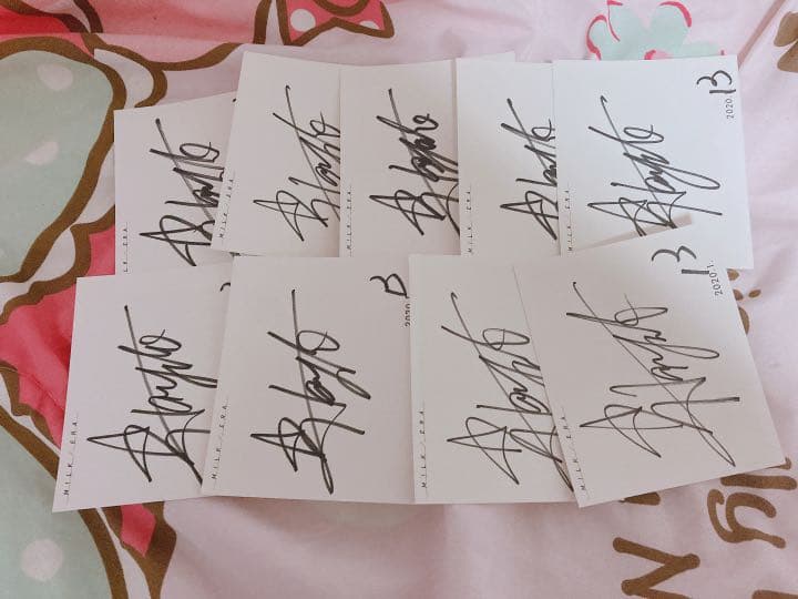 M!LK キャラアニ 佐野勇斗 板垣瑞生 サイン