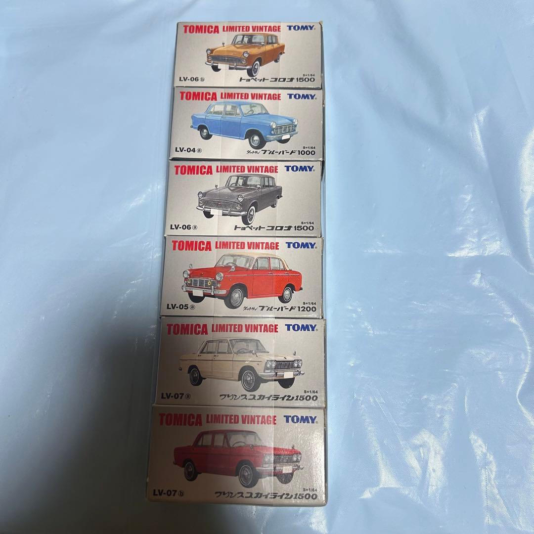 【レア】トミカ リミテッド ヴィンテージ 6種類セット 新品未使用