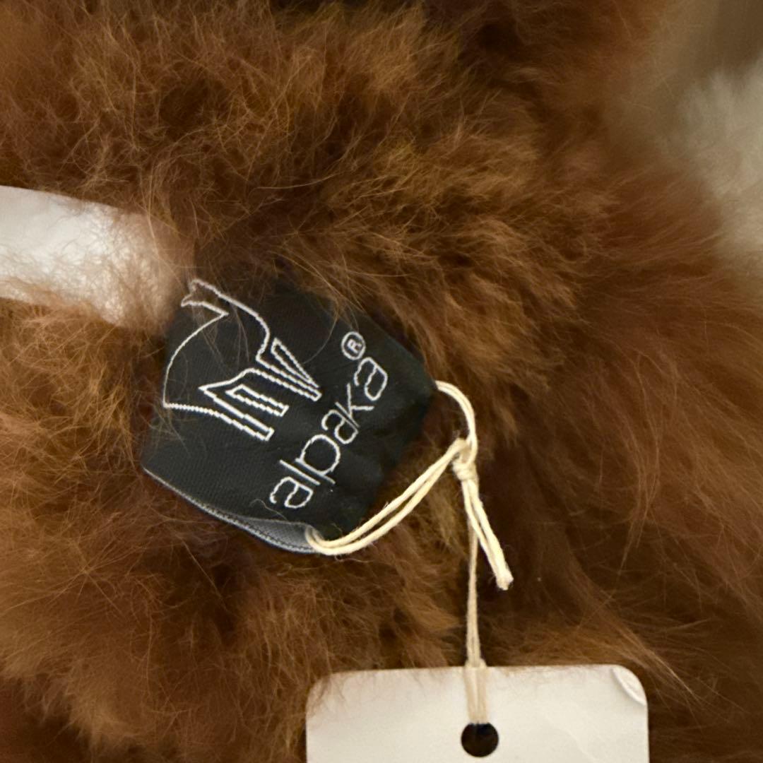 m*u様 alpaka アルパカベア　テディベア　くま　ぬいぐるみ　2体セット