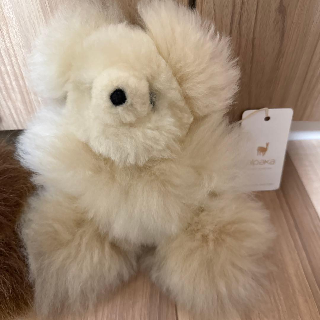 m*u様 alpaka アルパカベア　テディベア　くま　ぬいぐるみ　2体セット