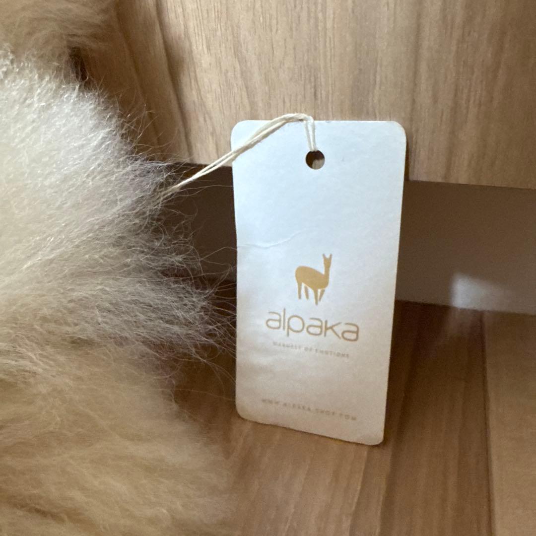 m*u様 alpaka アルパカベア　テディベア　くま　ぬいぐるみ　2体セット