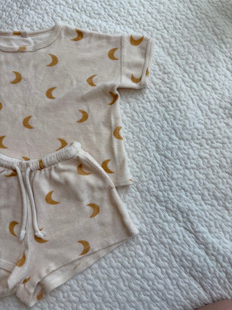 最終お値下げ organiczoo Midnight 2-3yセットアップ90