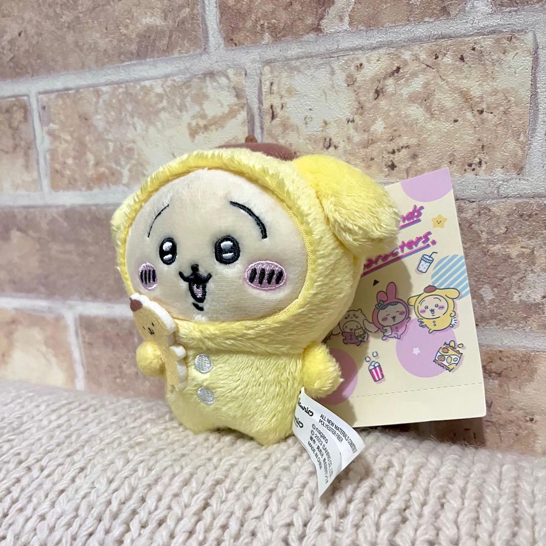 ちいかわ　ナガノフレンズ　サンリオ　マスコットホルダー　うさぎ　ポムポムプリン