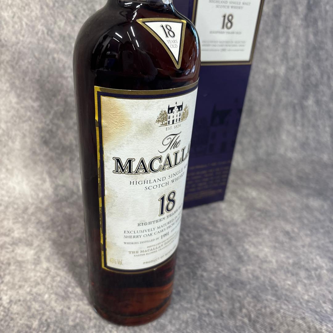 マッカラン　1991年　Macallan 18 Year Old