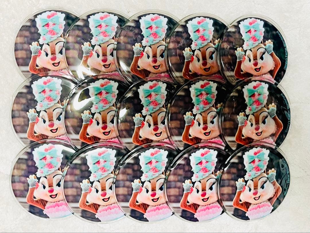 ディズニー　アンコールザモーメンツ展　クラリス　缶バッジ 15個セット 痛バ用