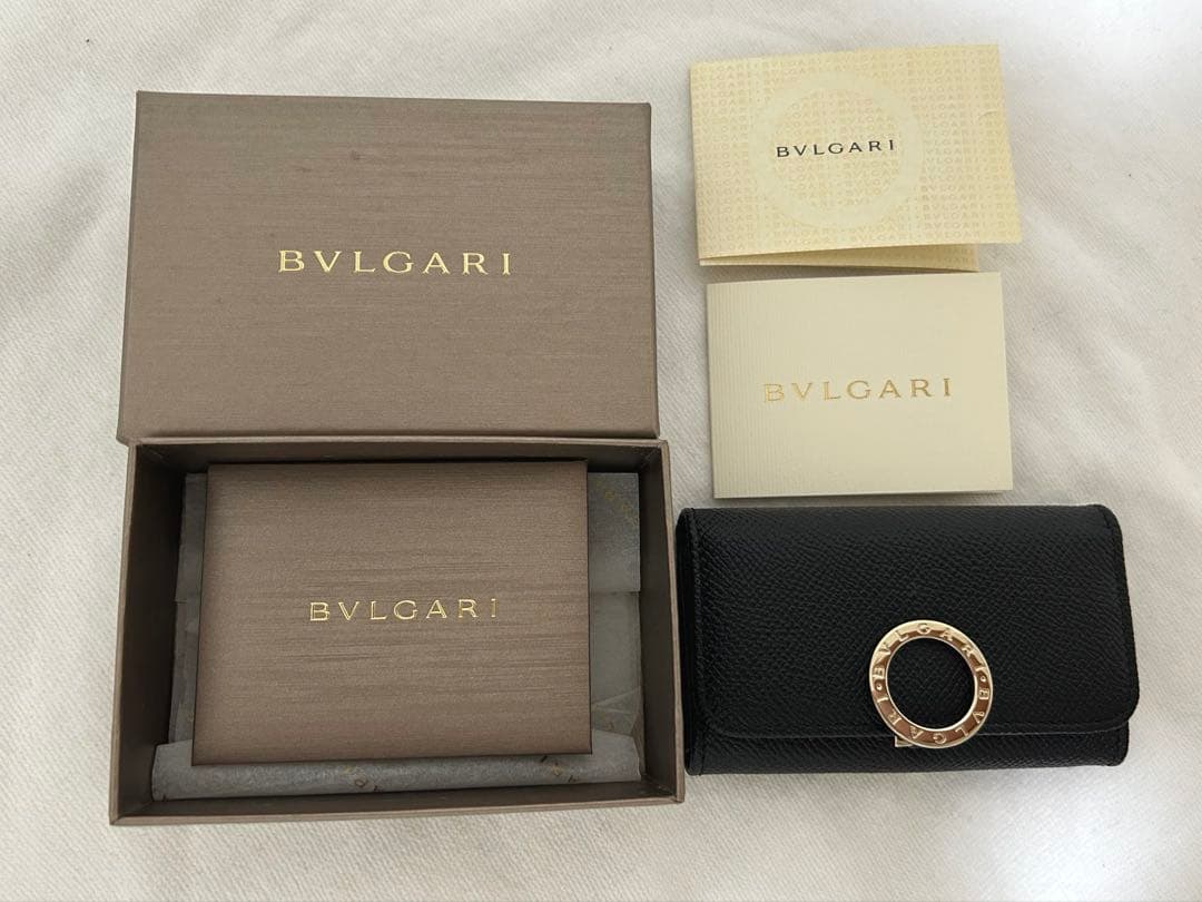 【新品未使用】BVLGARI レザーキーケース イタリア製