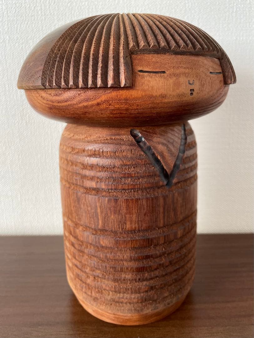 村上 けん一 創作 こけし kokeshi doll 人形 木製 可愛い レトロ