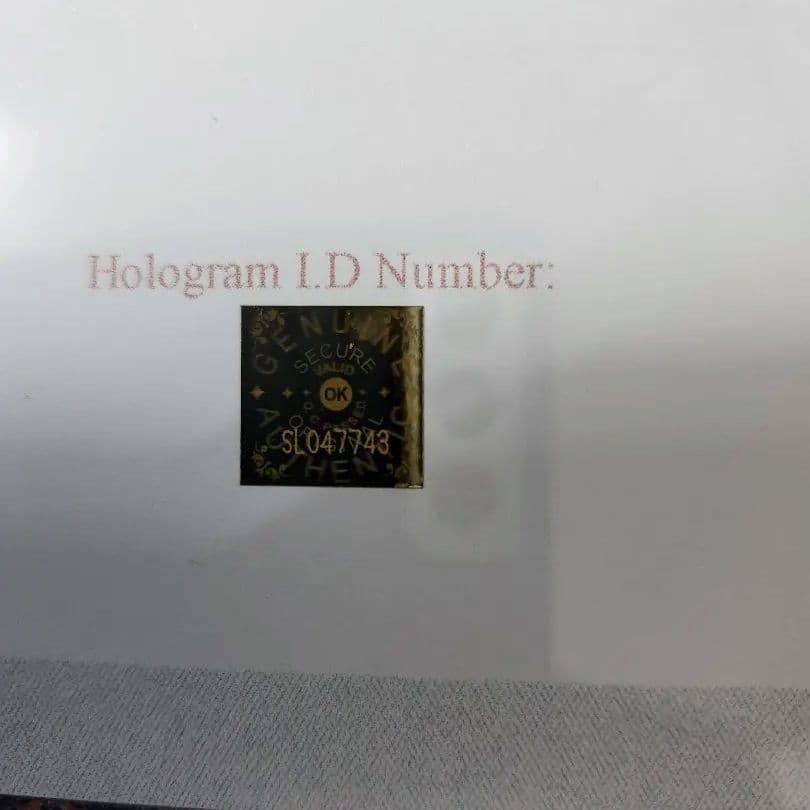 ミハエル・シューマッハ　F1　　　　サイン入りフォト　証明書付き