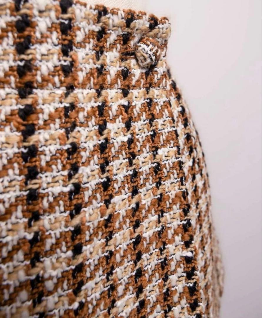 shéller シェリエ　新品Lady tweed wrap culottes