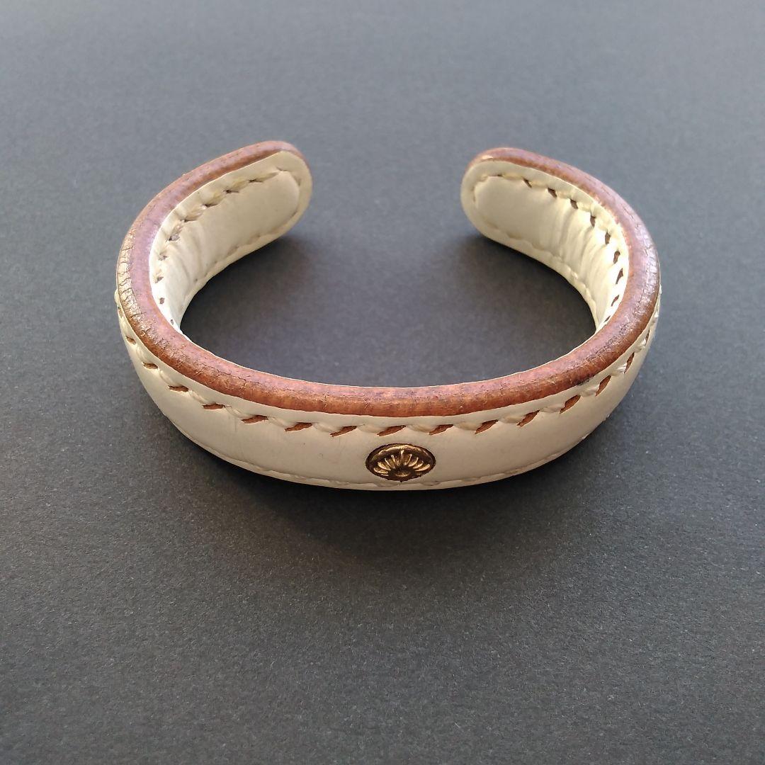 アリゾナフリーダム Arizonafreedom ホワイトレザーバングル K18