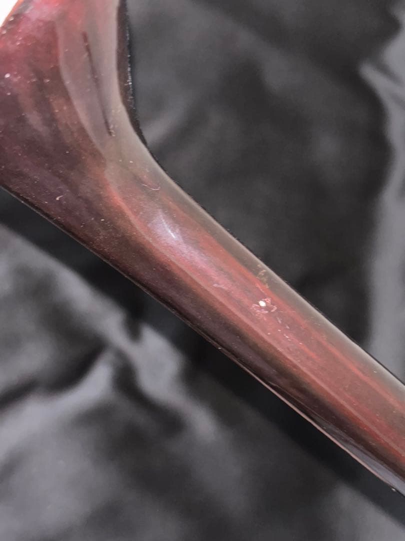 沖縄古三線棹　黒檀類か？　玉城◯◯六十二年五月の記し