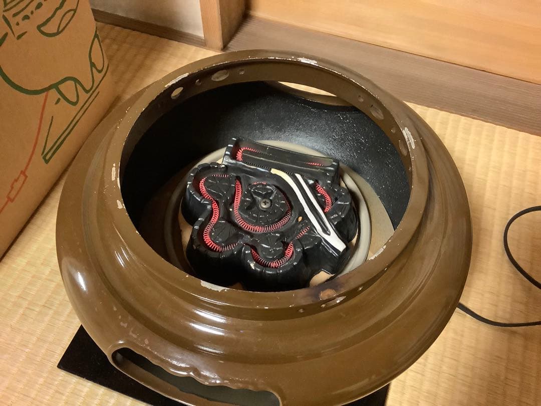 茶道具　朝鮮風炉セット　野々田